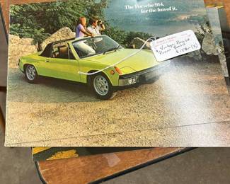 Vintage Porsche Promo Books. 3 for $150