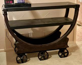 Wallpaper cart from Restoration Hardware. $350