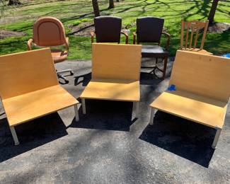 Sturdy Solid Wood Chairs from Illinois Carpenters Union 132 (also matching Bench)