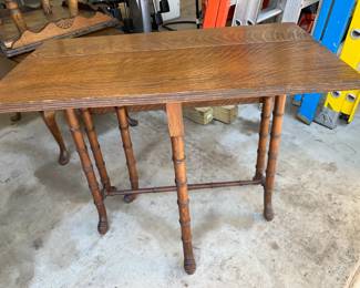 Small Gate Leg Table one leaf up