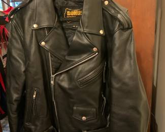 Excellent Leather Motercycle Jacket Like New