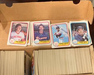 Box of Vintage Baseball Cards
