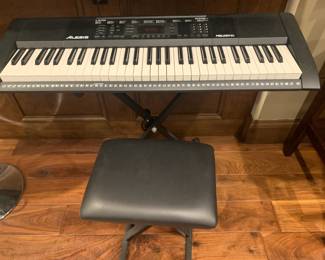 Alesis Melody 61 Keyboard with 300 Tones and 300 Rhythms plus Stool