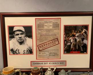 Framed Boston Red Sox Reverse the Curse