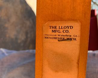 Heywood Wakefield - The Lloyd Mfg. Co. Menominee, Mich.