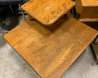 JUST ADDED: Heywood Wakefield Corner Stacked Table