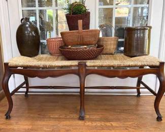 Woven Vintage Bench 