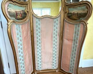  06 French Gilted Dressing Screen
