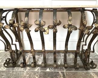  01 French Balcony Marble Top Table