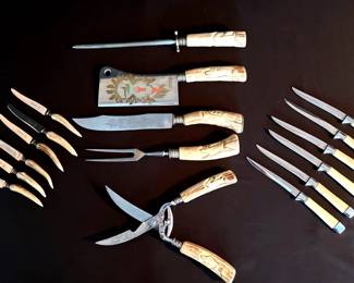 Antler Handled Cutlery Set