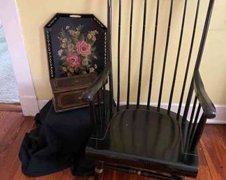 Antique Rocking Chair And Friends 