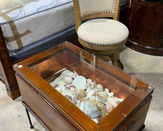 Bar Stool and Shadowbox Chest Orlando