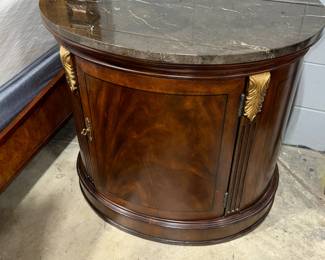 Marble top Round Cabinet Orlando Estate Auction