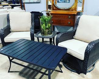 Swivel Chair Patio Set Orlando Estate Auction