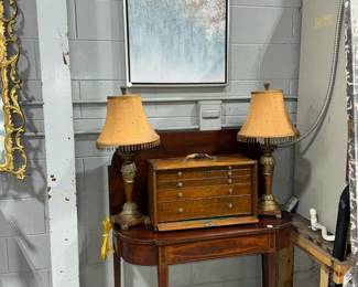 Vintage Table and Mechanics Chest Orlando Estate Auction