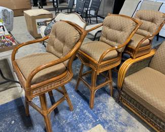 Bamboo Bar Stools Orlando Estate Auction