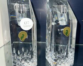 Waterford Candle Holders Orlando Estate Auction