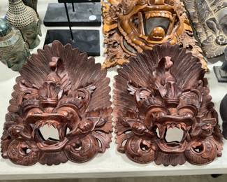 Hand Carved Masks Orlando Estate Auction