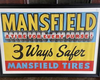Mansfield Tires Sign