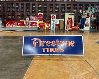 Porcelain Firestone Tires Sign