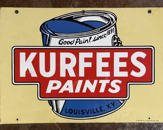 Kurfees Paints Sign