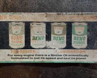 Sinclair Oil Cans Sign