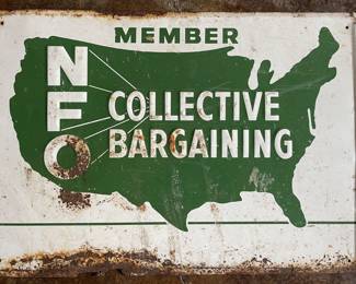 NFO Collective Bargaining Sign