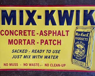 MixKwik Concrete Sign