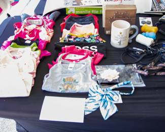 Assortment of pet clothing