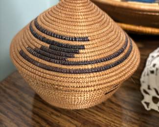 Assortment of Hand Woven Baskets
