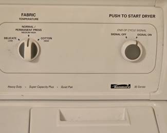 Kenmore Washer and Dryer for sale