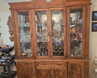 Beautiful China Cabinet Loaded with goodies :)