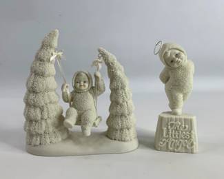Dept 56 Snowbabies "The Littlest Angel" and "When the Bough Breaks"