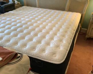 Stearns and Foster king sized mattress set