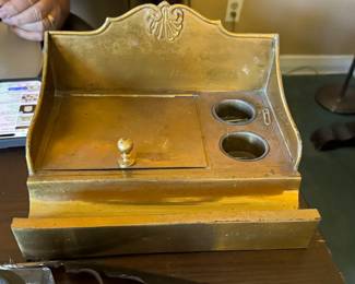 Vintage Brass Desk piece ; no other pieces included 