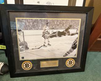 If of many signed Hockey photos, memorabilia . 