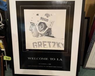 One of two Wayne Gretzky vintage posters 