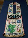 Great Lakes Woodland Indian Beaded Bandolier Bag