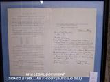 Original Legal Document Signed By William F. Buffalo Bill Cody pertaining to the sale of the Carter Ranch