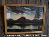 Photograph of The Tetons by Crandall