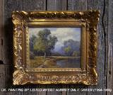 Original Oil Painting Entitled " In The Pasture "
by Listed Artist Aubrey Dale Greer (1904-1998)