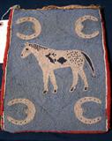 Plateau Nez Perce Indian Beaded Pony and Horseshoe Bag