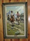 Original Oil Painting by Harold Hopkinson, "For Hire", 22" x 36"
This piece will be sold by sealed bid. Minimum bid will be posted at the sale. Bids will be opened and successful bidder notified at 4pm on Saturday.