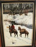 Original Oil Painting by Ron Stewart, "Winter Intrusion", 24" x 36"
This piece will be sold by sealed bid. Minimum bid will be posted at the sale. Bids will be opened and successful bidder notified at 4pm on Saturday.