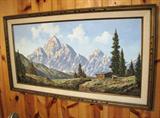 Painting of the Tetons