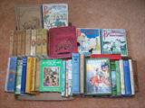 Vintage children's books, including several Billy Whiskers, early Hardy Boys, Thornton Burgess, and more
