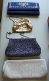 Beaded and mesh purses