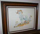 Original painting by Gary Keimig, "Dall Sheep"