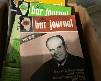 Box of Bar Journal books