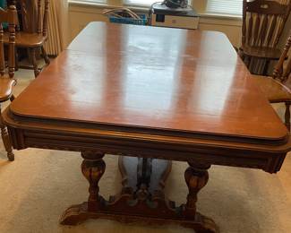Antique beautiful dining room table